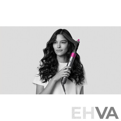 DYSON (343660) Airwrap Styler Complete Long (Nickel/Fuchsia) - ORP $949 (Includes 1 Year Warranty From Dyson)