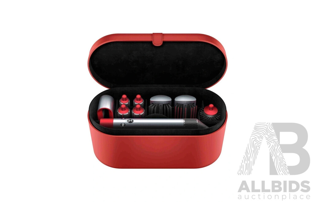 DYSON (332912) Airwrap Complete Hair Styler Red/Iron - ORP $899 (Includes 1 Year Warranty From Dyson)