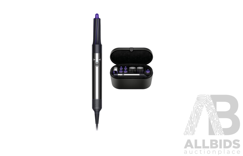 DYSON (333076) Airwrap™ Hairstyler Complete Black/Nickel/Purple - ORP $899 (Includes 1 Year Warranty From Dyson)