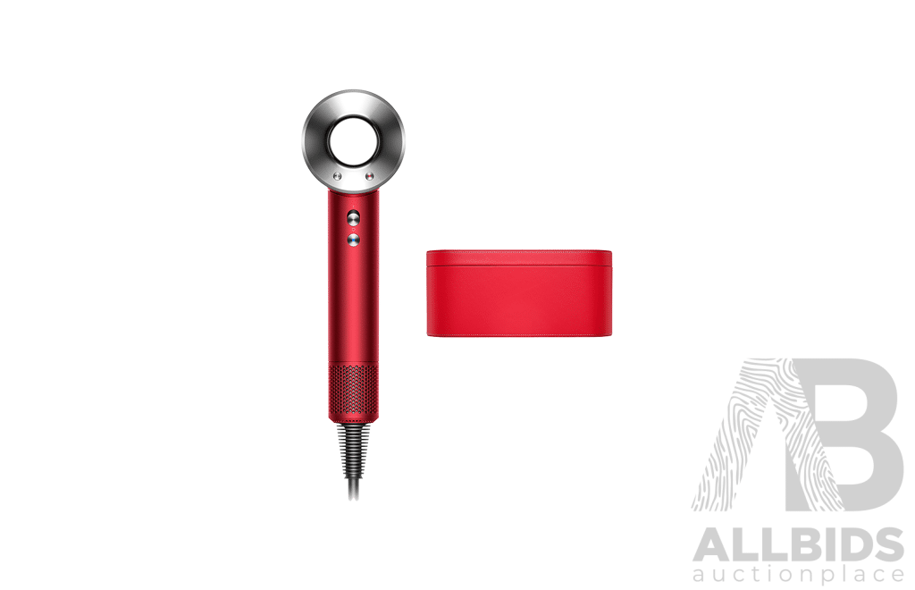 Dyson (371927) Supersonic™ Hair Dryer (Red/Nickel) - ORP $549 (Includes 1 Year Warranty From Dyson)