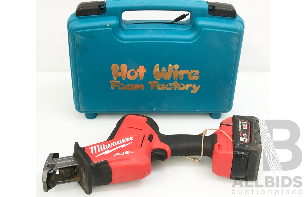 Hot Wire Foam Factory Kit and MILWAUKEE Reciprocating Saw