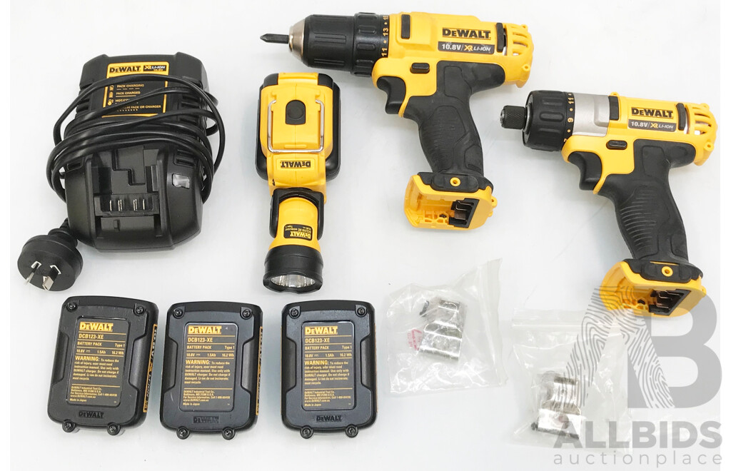 DEWALT Set of Corldless Tools