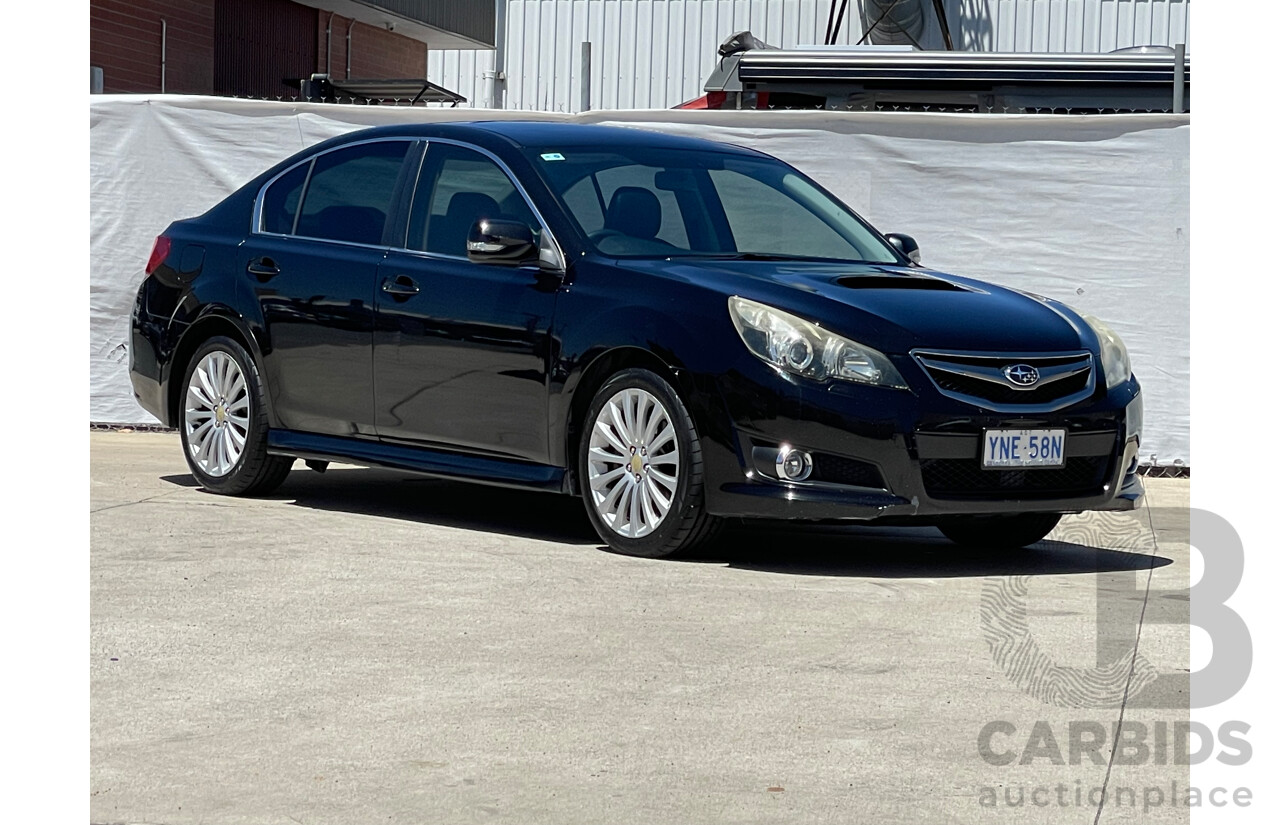 5/2010 Subaru Liberty 2.5i GT Premium MY10 4d Sedan Black 2.5L