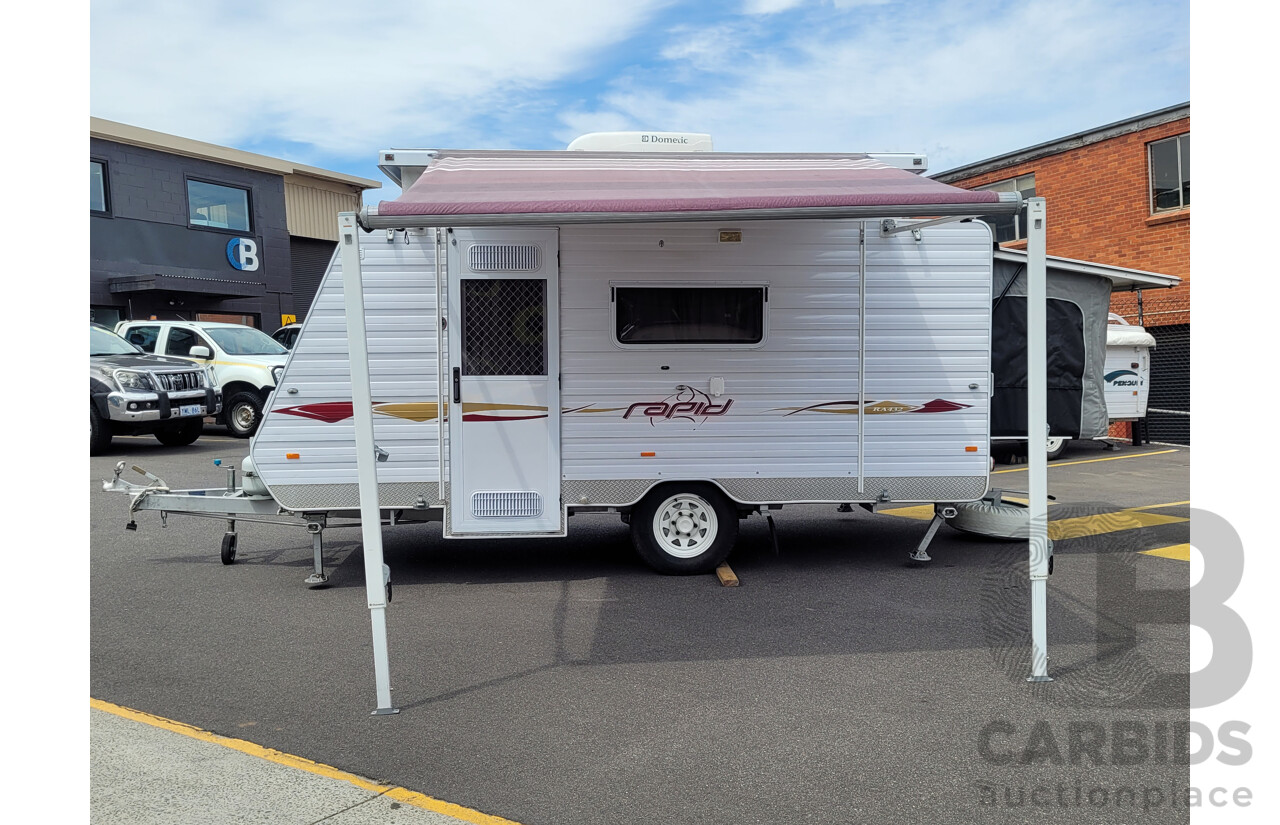 6/2009 Windsor Rapid 16ft Caravan Trailer - White