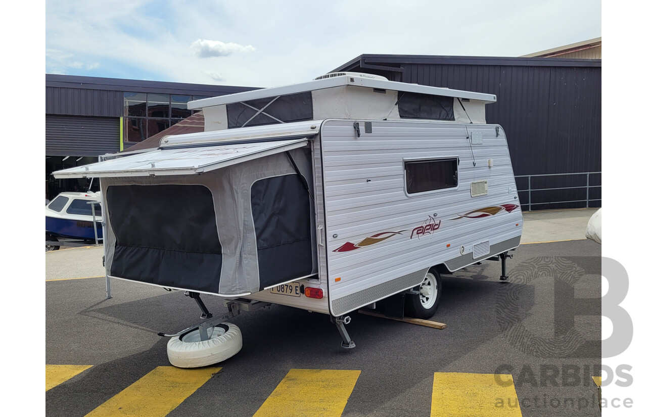 6/2009 Windsor Rapid 16ft Caravan Trailer - White