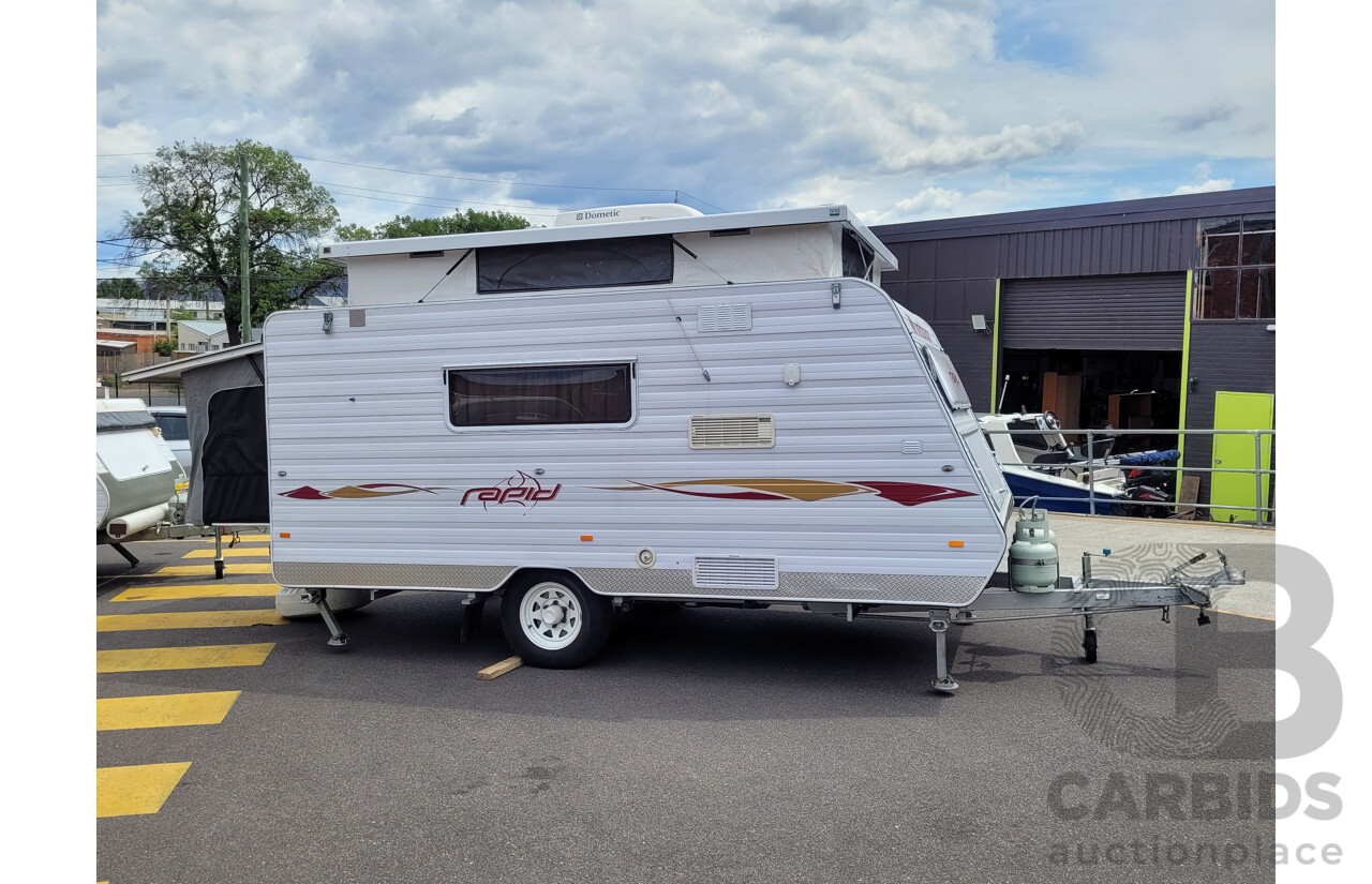 6/2009 Windsor Rapid 16ft Caravan Trailer - White