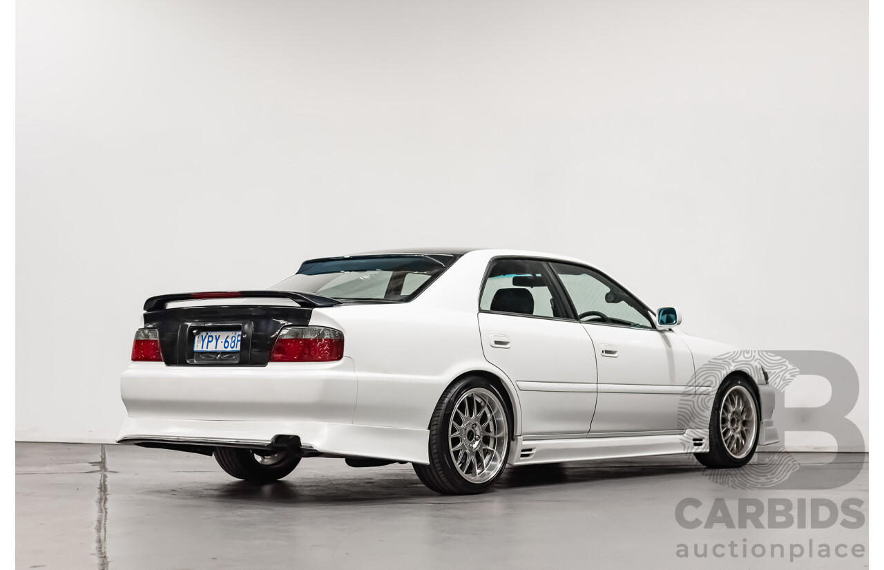 05/1998 Toyota Chaser JZX100 Tourer V 4dr Sedan White 1JZ Turbo 2.5L - Used Import 02/2022