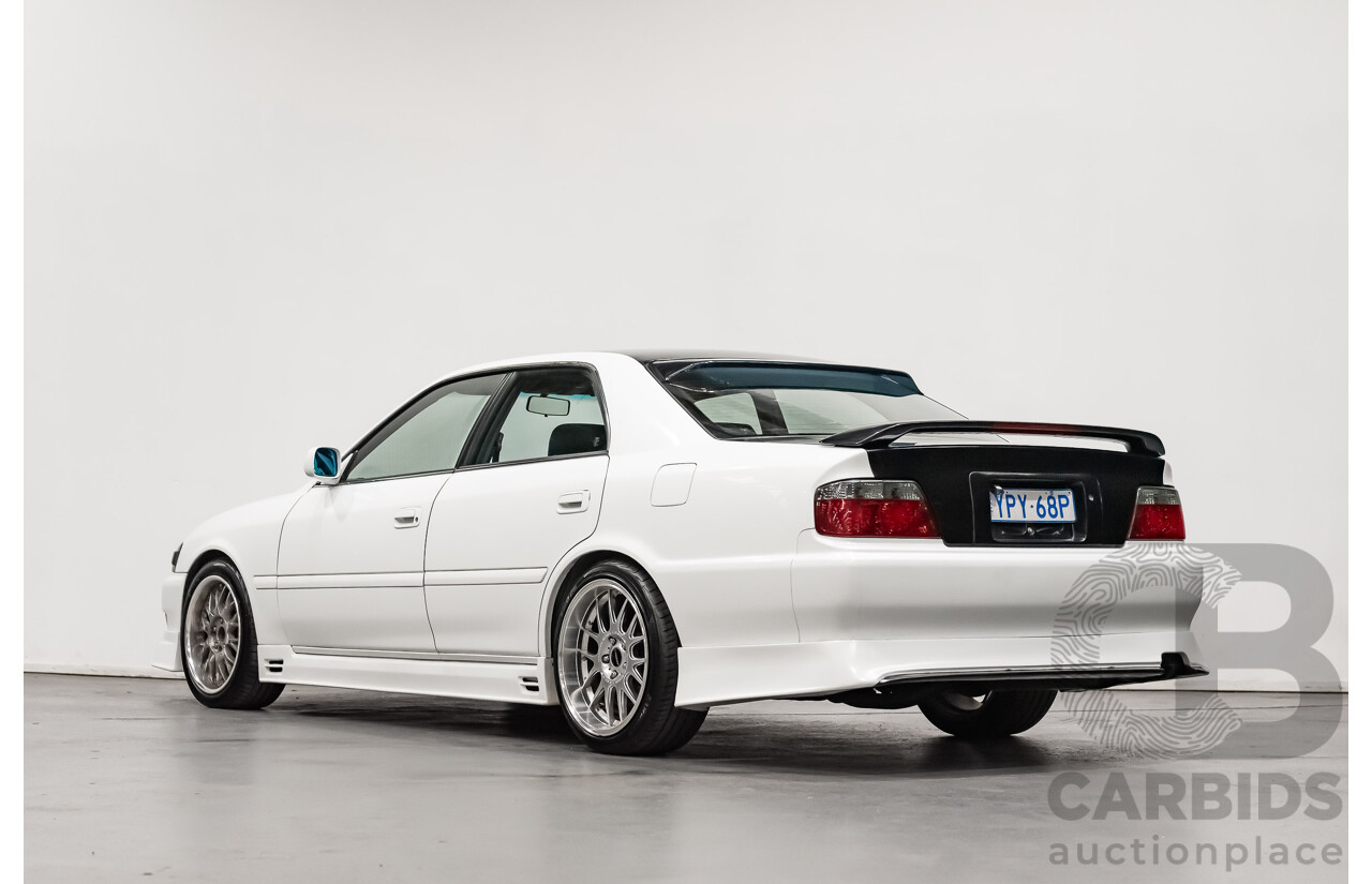 05/1998 Toyota Chaser JZX100 Tourer V 4dr Sedan White 1JZ Turbo 2.5L - Used Import 02/2022