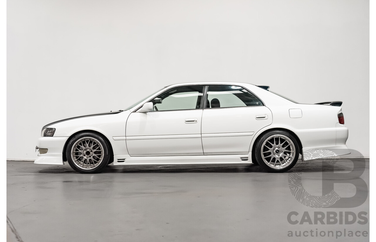 05/1998 Toyota Chaser JZX100 Tourer V 4dr Sedan White 1JZ Turbo 2.5L - Used Import 02/2022