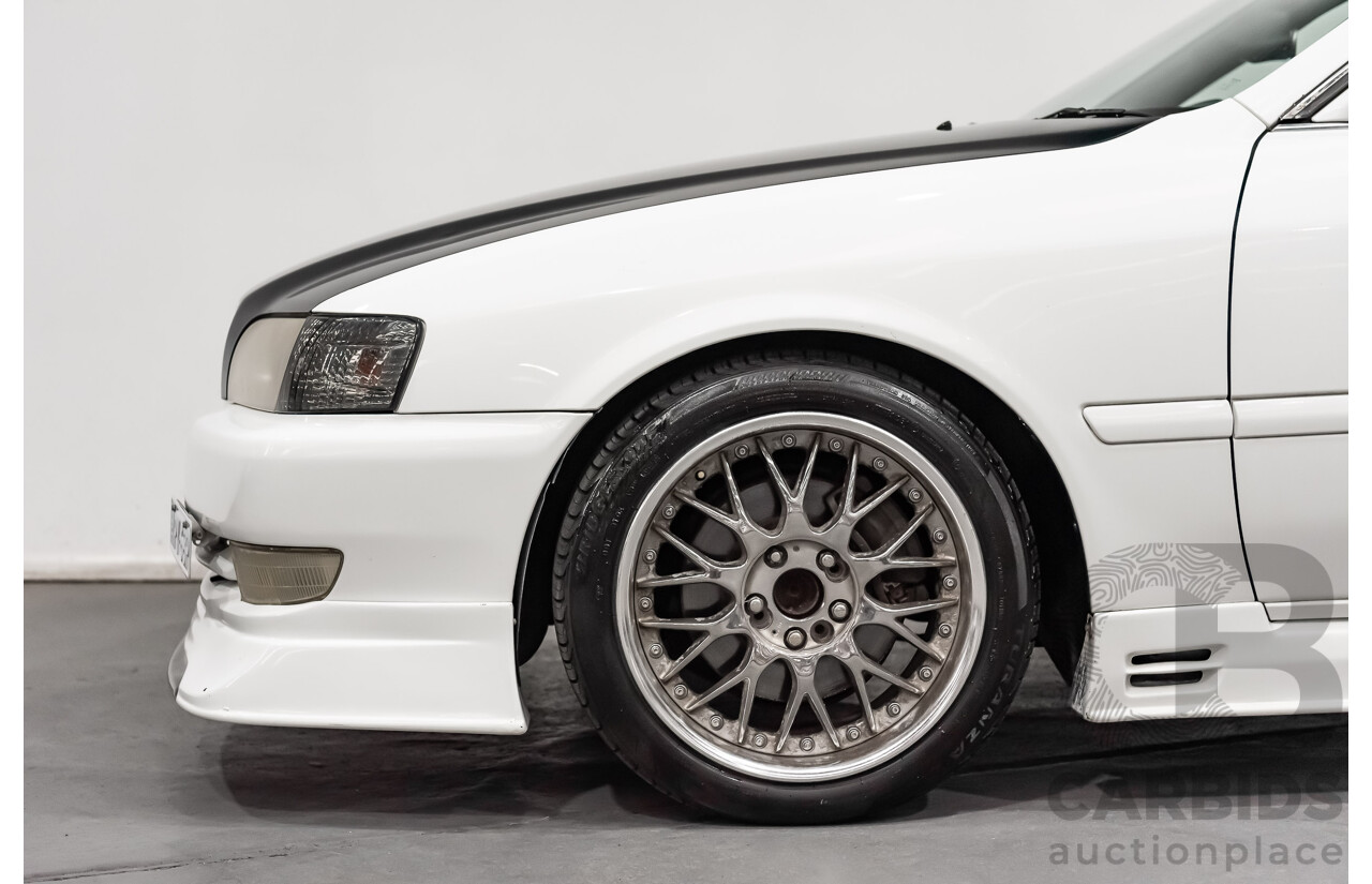 05/1998 Toyota Chaser JZX100 Tourer V 4dr Sedan White 1JZ Turbo 2.5L - Used Import 02/2022