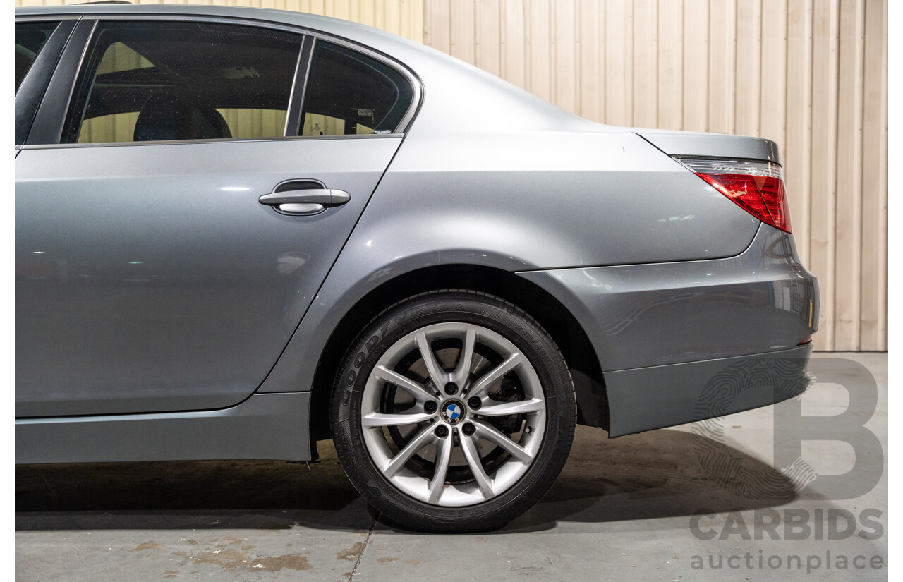 6/2007 BMW 530i E60 MY07 4d Sedan Metallic Grey 3.0L