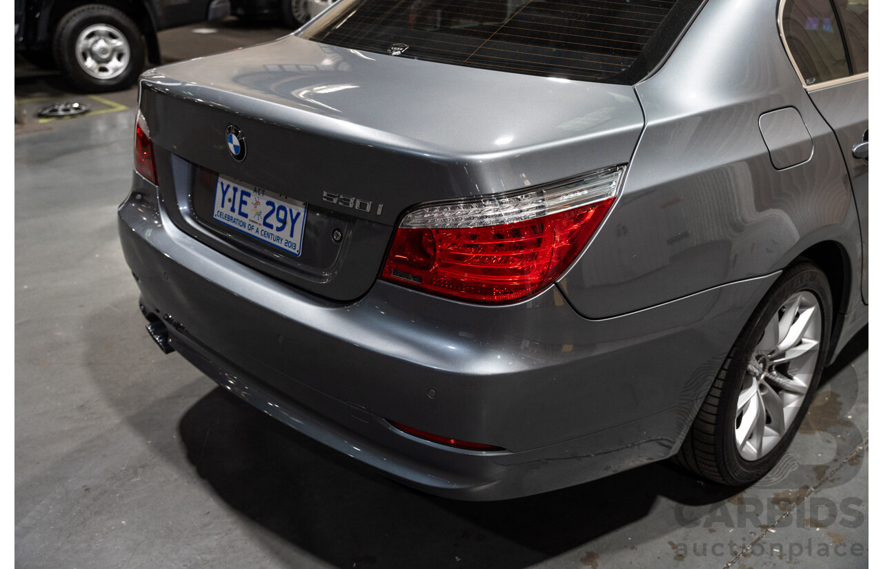 6/2007 BMW 530i E60 MY07 4d Sedan Metallic Grey 3.0L