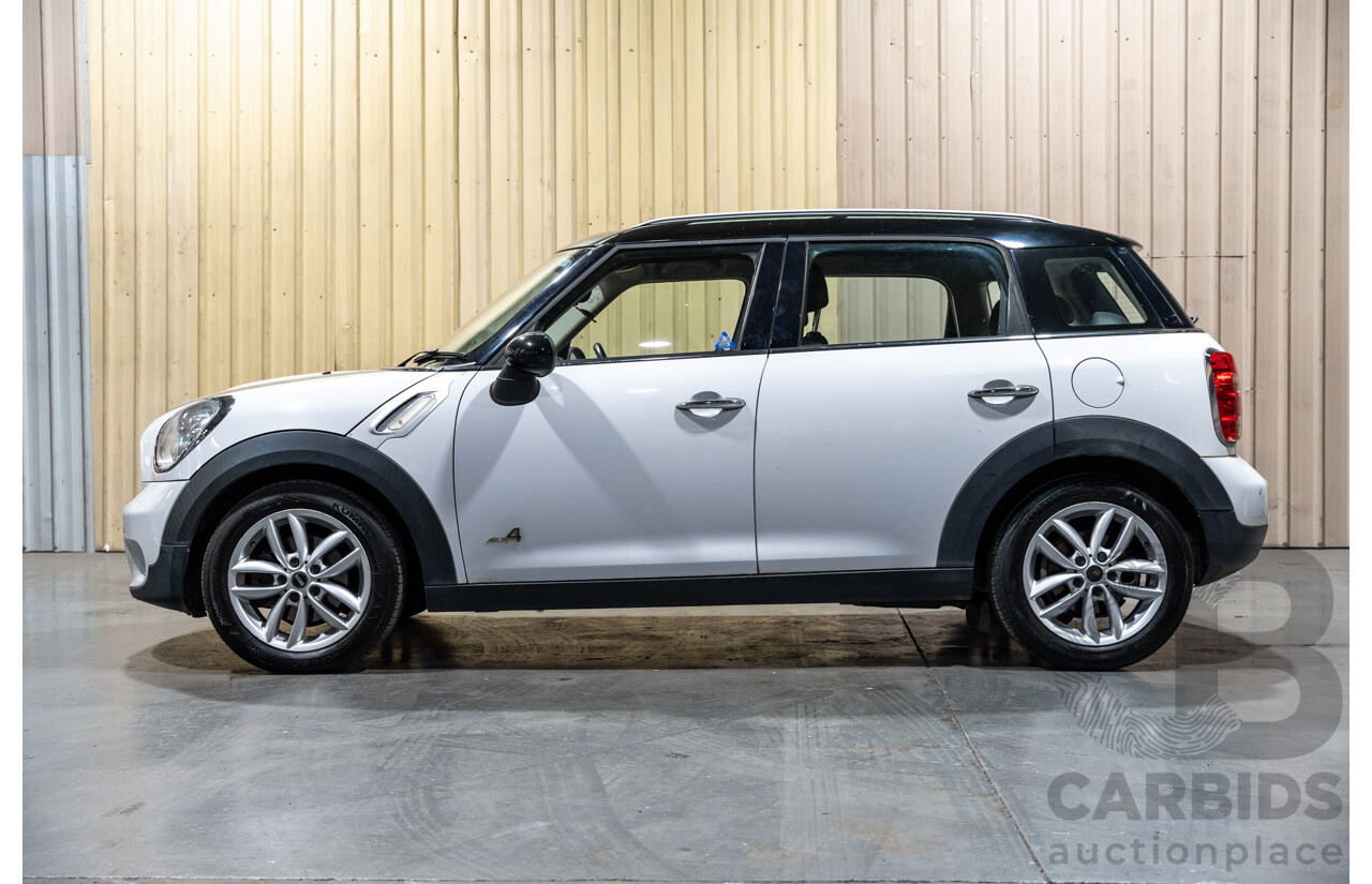 1/2012 Mini Cooper D Countryman ALL4 (AWD) R60 MY12 4d Wagon White Turbo Diesel 2.0L