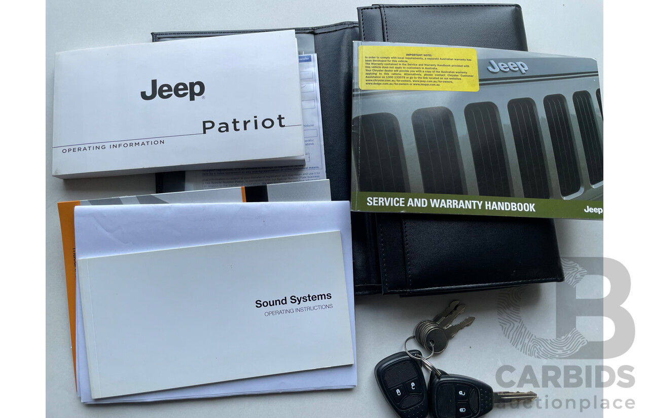 12/2013 Jeep Patriot Sport (4x2) MK MY14 4d Wagon White 2.0L