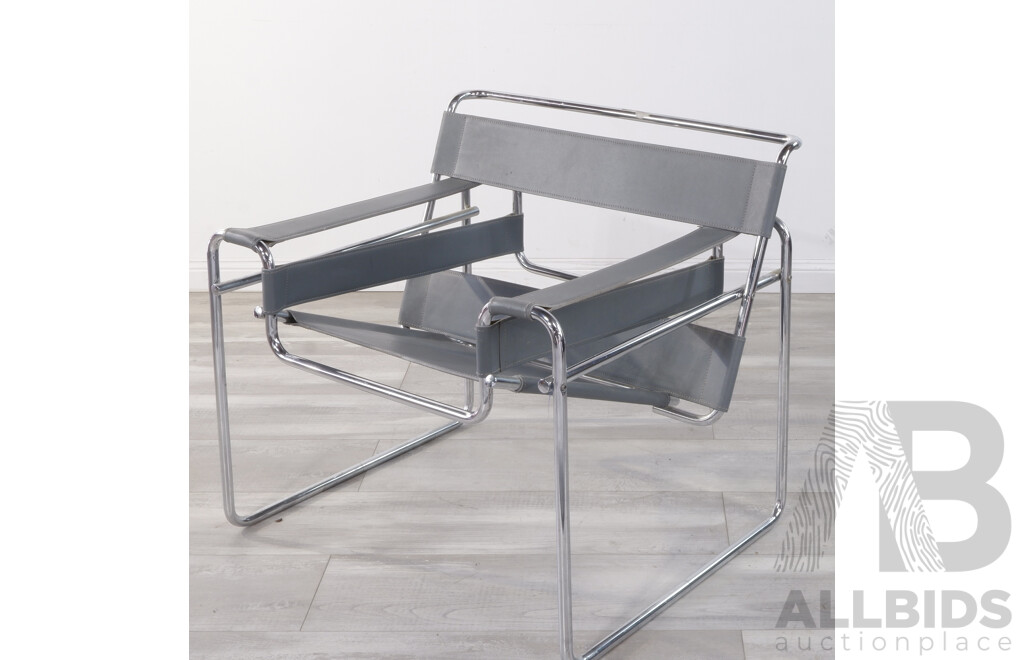 A Replica Wassily Chair by Marcel Breuer