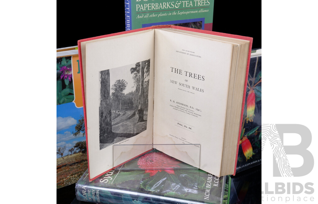 Collection Seven Books of Australian Botanical Interest, All Hardcovers