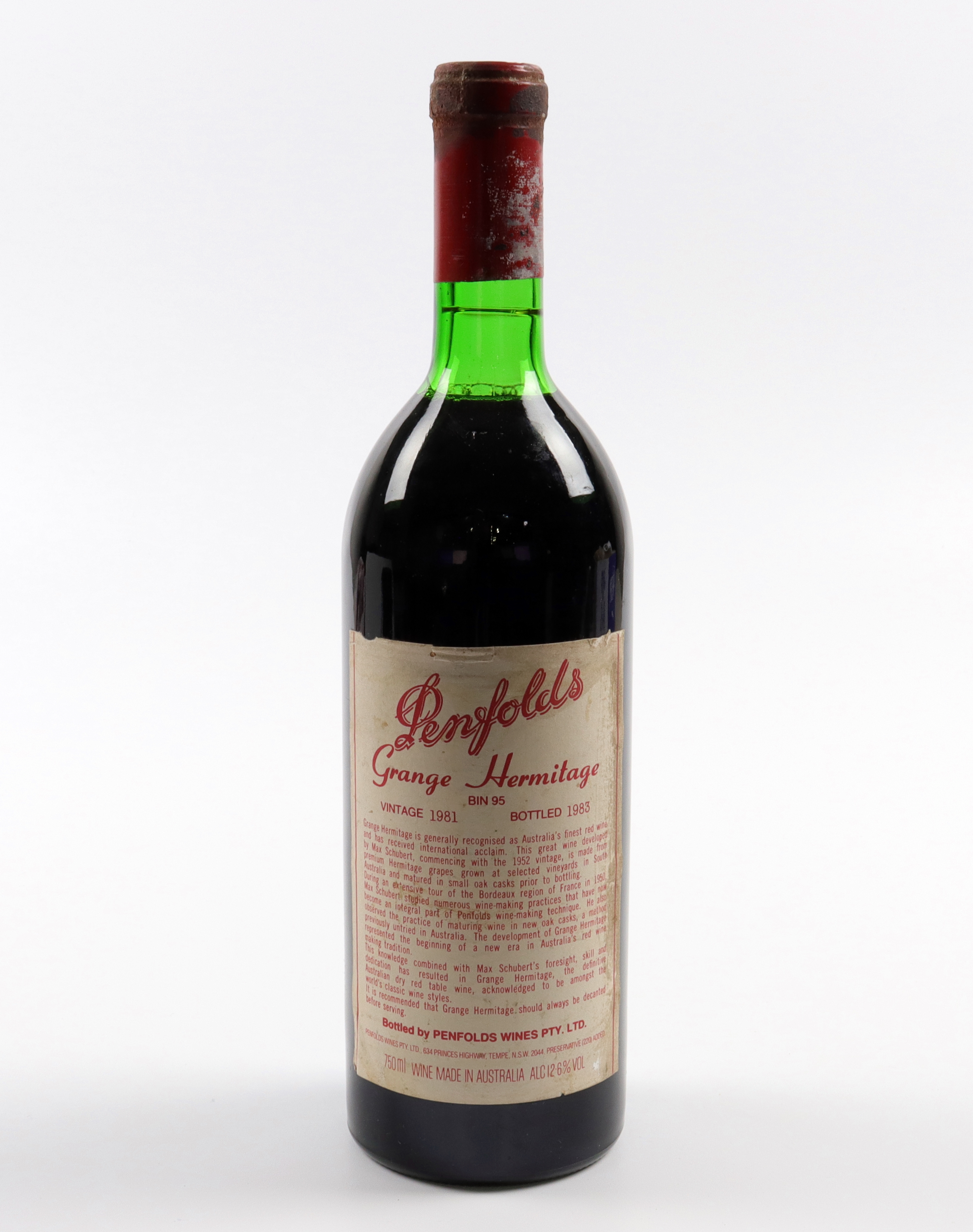 Penfolds Grange Hermitage Bin 95 - Lot 1513163 | ALLBIDS