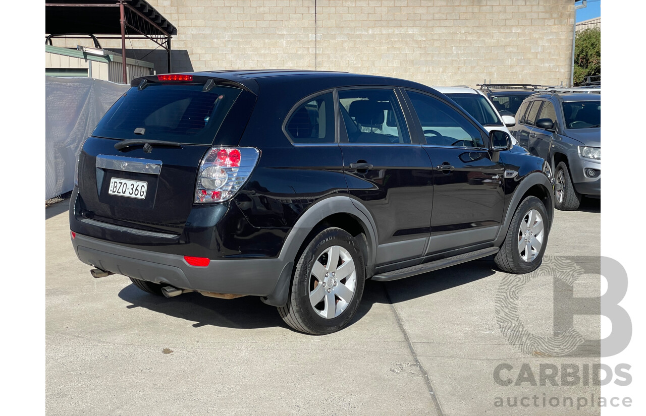 7/2011 Holden Captiva 7 SX (fwd) CG SERIES II 4d Wagon Black 2.4L