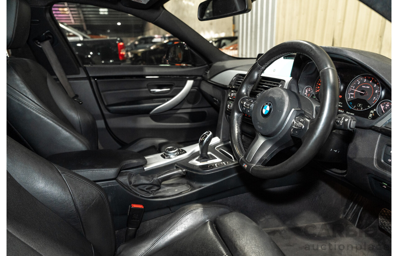 11/2016 BMW 420i Gran Coupe M-Sport F36 MY17 5d Coupe Metallic Black Turbo 2.0L