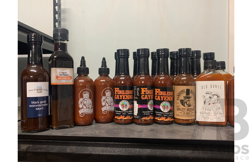 Assorted Chilli Sauces & Variety of Worcestershire Sauces ORP $350
