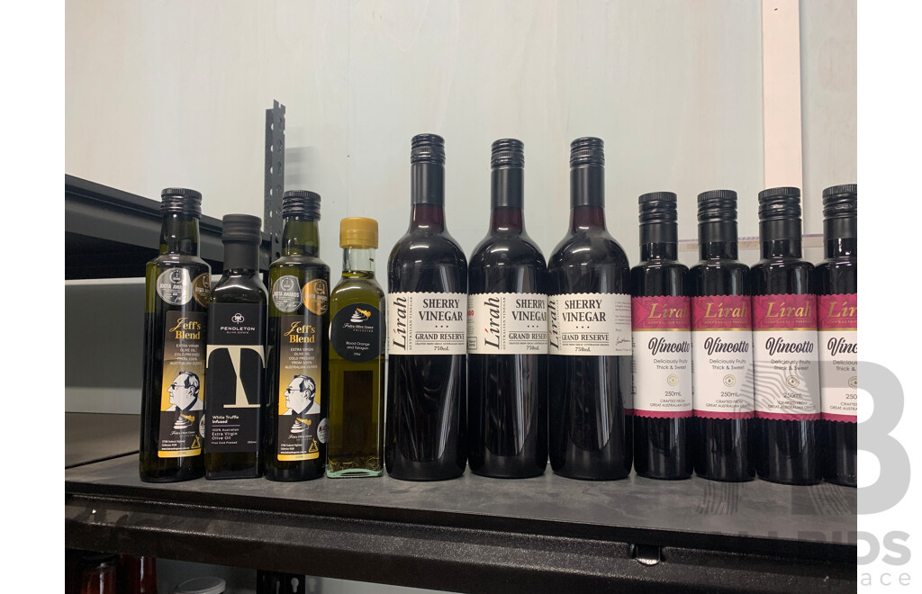 Assorted Australian Vinegar & Olive Oil ORP $450