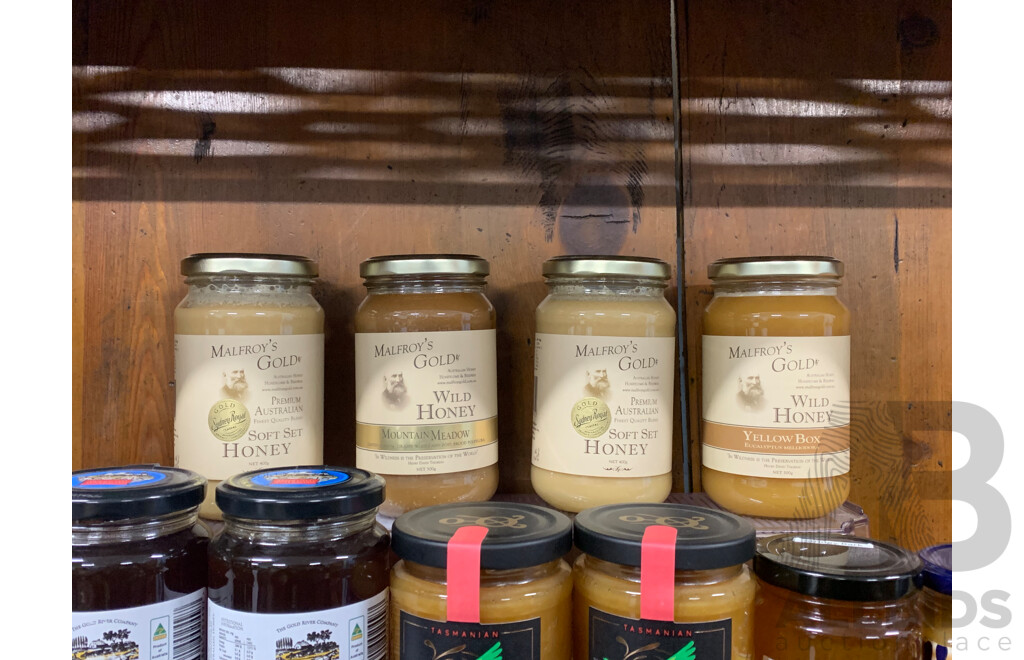 Assorted Raw Honey, Meadow Honey & Other Premium Australian Honey ORP $250