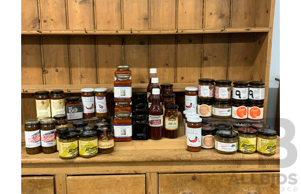 Assorted Jams, Sauces, Chutneys & Relishes ORP $400
