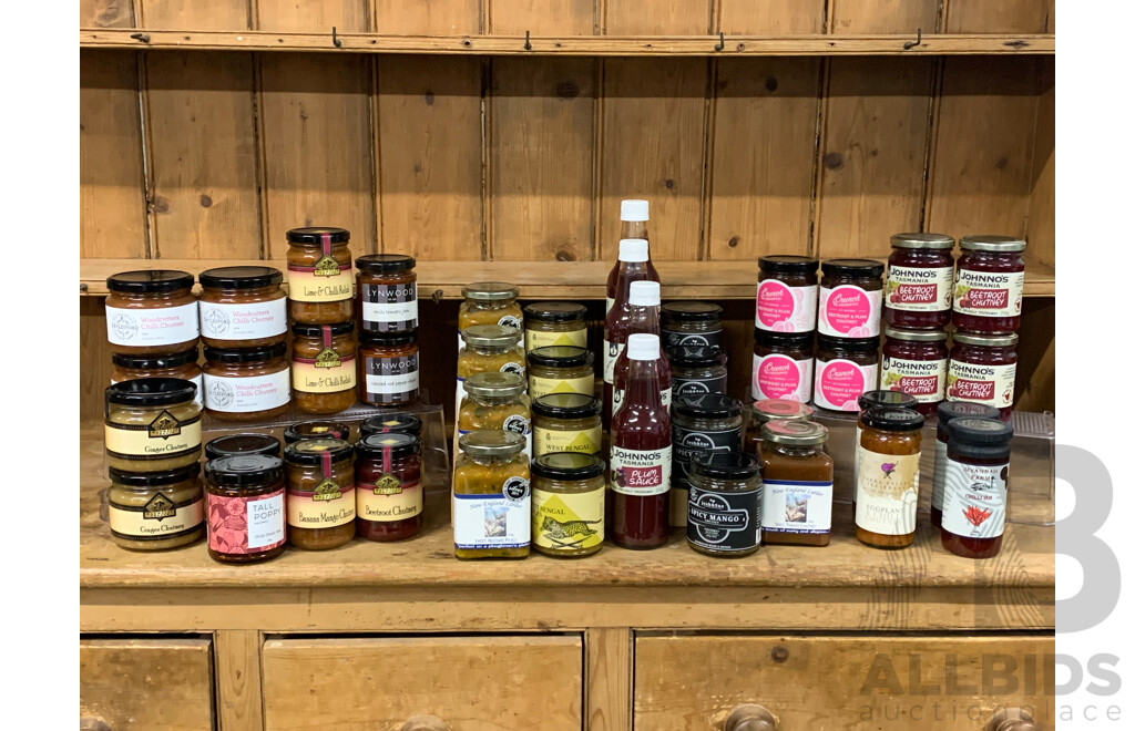 Assorted Jams, Sauces, Chutneys & Relishes ORP $420