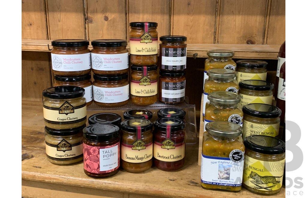 Assorted Jams, Sauces, Chutneys & Relishes ORP $420