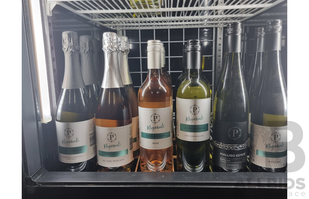 Assorted Drinks Including Pialligo Estate's Chardonnay, Prosecco, Moscato, Rosé, Sauvignon Blanc & Riesling  ORP $980