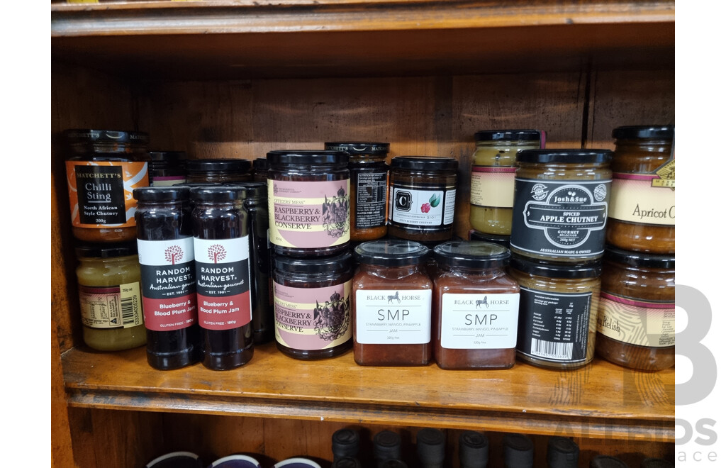 Assorted Jams, Chutney, Pastes and Relish - BEST BEFORE Date Passed