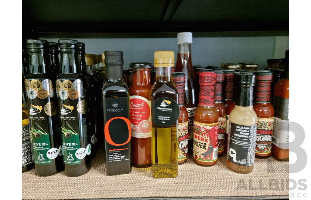 Assorted Sauces, Oils, Salad Dressings, Variety of Pita Crisps and More - BEST BEFORE Date Passed