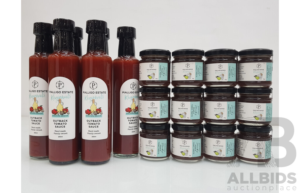 Assorted Pialligo Estate's Pear & Tonic Relish & Tomato Sauce ORP $140