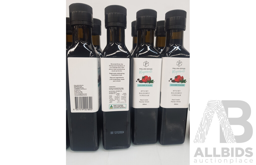 Assorted Sticky Balsamic, Tomato Chutney, Pasta Sauce, and Salted Caramel Sauce - ORP $530.00