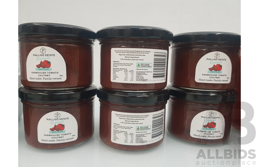 Assorted Jams, Marmalade, Chutney, Caramel Sauce, and Paste - ORP $700.00