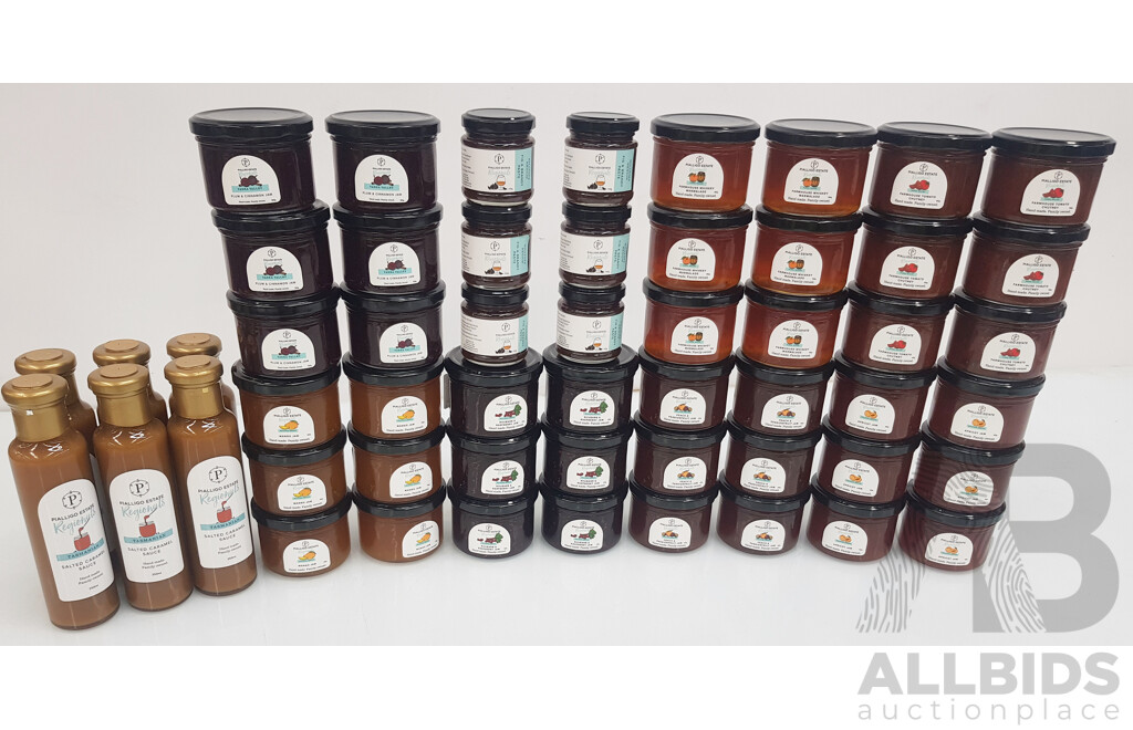 Assorted Jams, Marmalade, Chutney, Caramel Sauce, and Paste - ORP $580.00