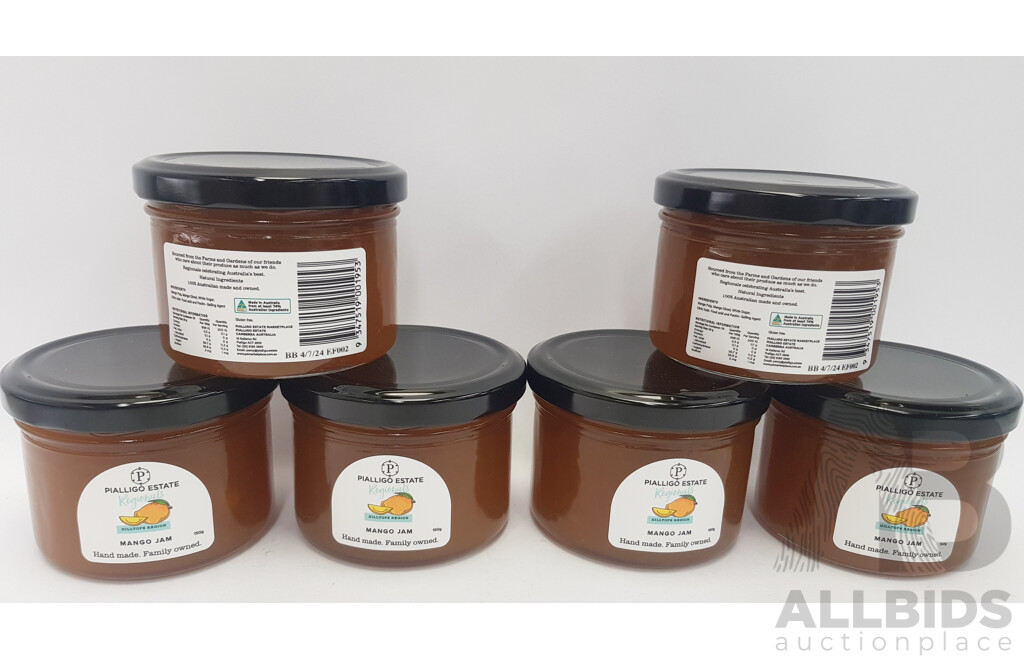 Assorted Pialligo Estate Jams, Marmalade, and Paste - ORP $430.00