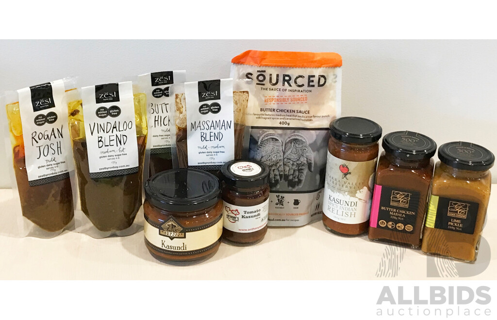 Assorted Asian Spices, Pickles, Relishes and Sauces From Pialligo Market Grocer - ORP $600