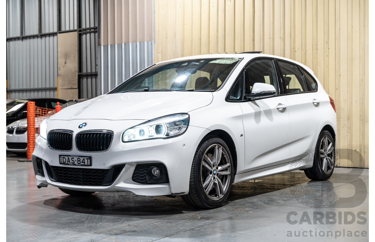 8/2015 BMW 225i Active Tourer Luxury LINE M-Sport Package F45 4d Wagon White Turbo 2.0L