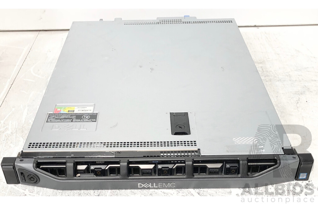 Dell EMC NX430 Intel Xeon (E3-1220 v6) 3.00GHz-3.50GHz 4-Core CPU 1RU Server w/ 16GB DDR4