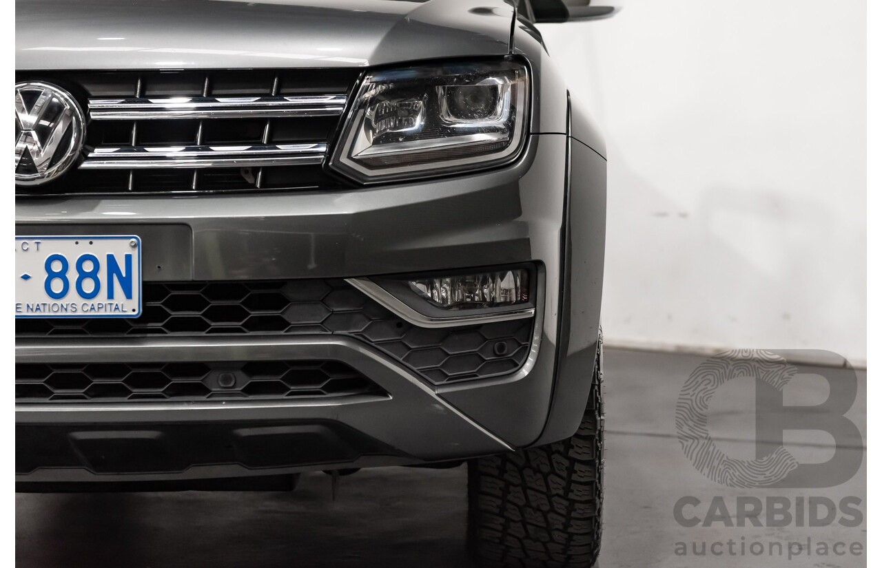 6/2017 Volkswagen Amarok TDI550 Highline V6 4Motion (4x4) 2H MY17 Dual Cab Utility Indium Grey Metallic Turbo Diesel V6 3.0L