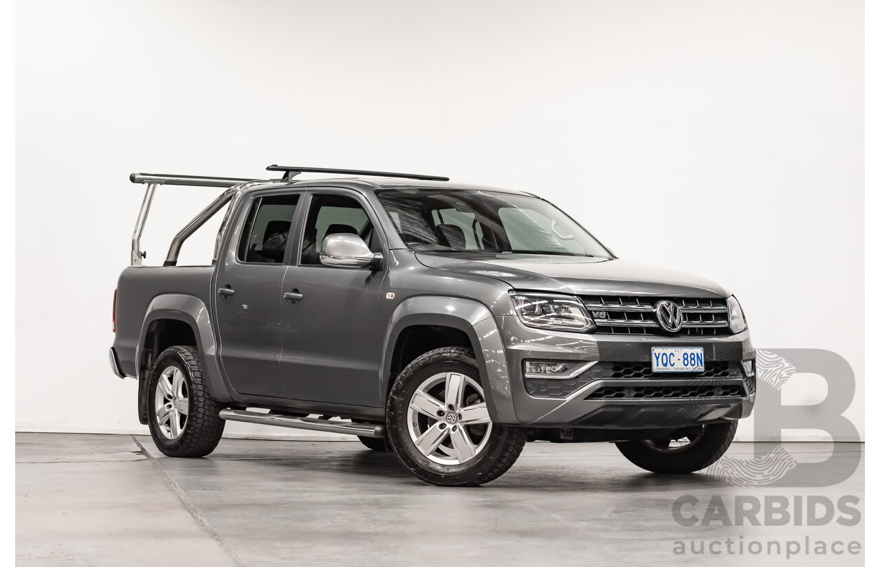 6/2017 Volkswagen Amarok TDI550 Highline V6 4Motion (4x4) 2H MY17 Dual Cab Utility Indium Grey Metallic Turbo Diesel V6 3.0L