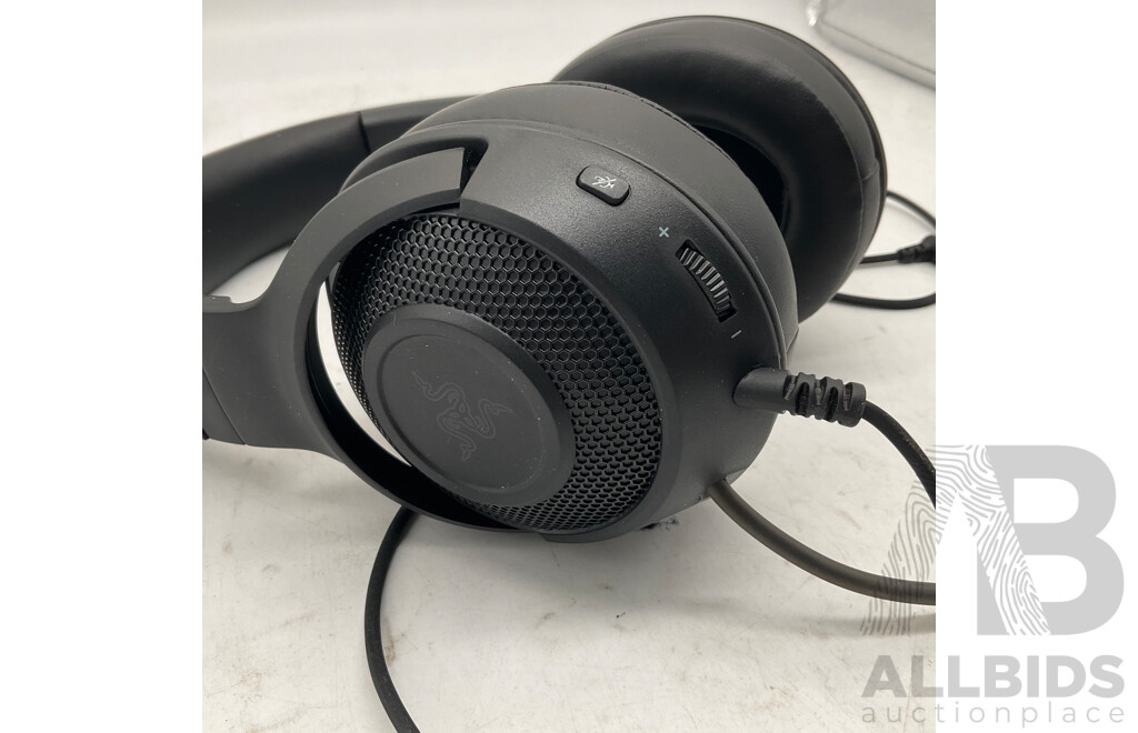 Playmax Essentials Kit for PlayStation 4 & RAZER Kraken X Headset - Lot of 2  - Estimated Total ORP $108.00