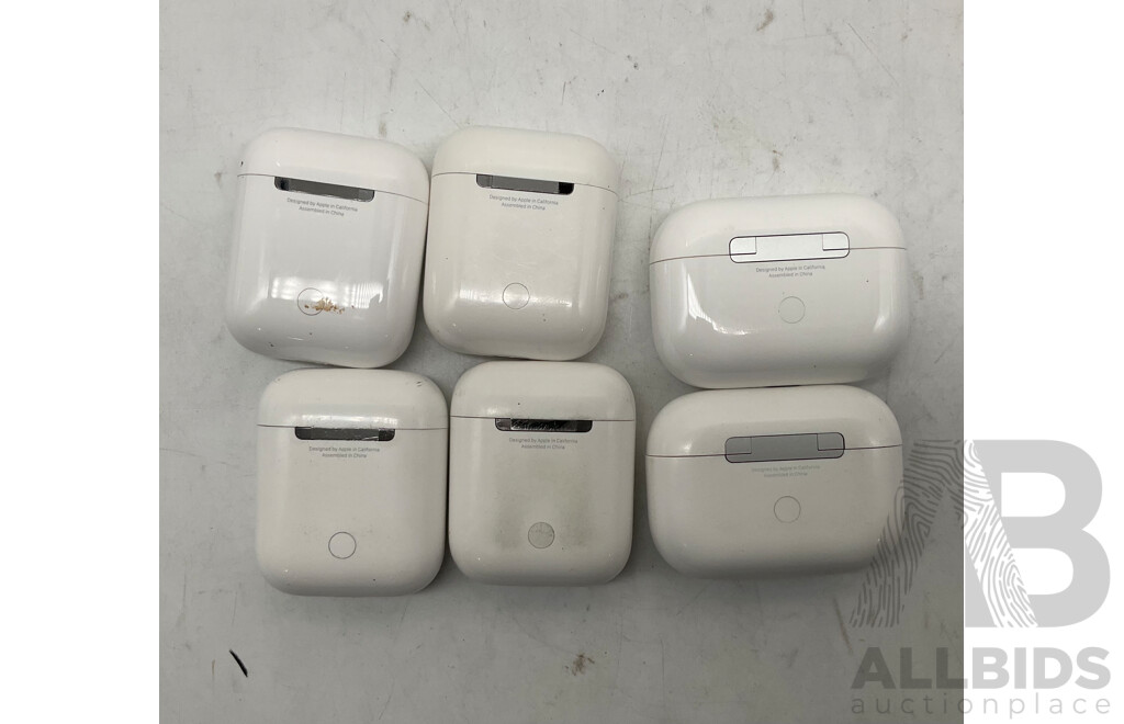 SPARES and REPAIRS - APPLE Earbuds  - LOT of 6 - Approximate ORP $1,400