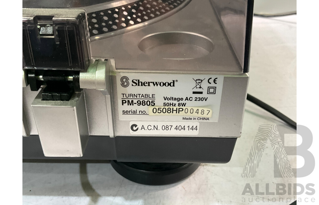 SHERWOOD (PM-9805) Turntable - Estimated ORP $399.00