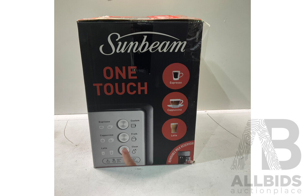 Sunbeam EM5000 Cafe Barista Coffee Machine - ORP $269.00