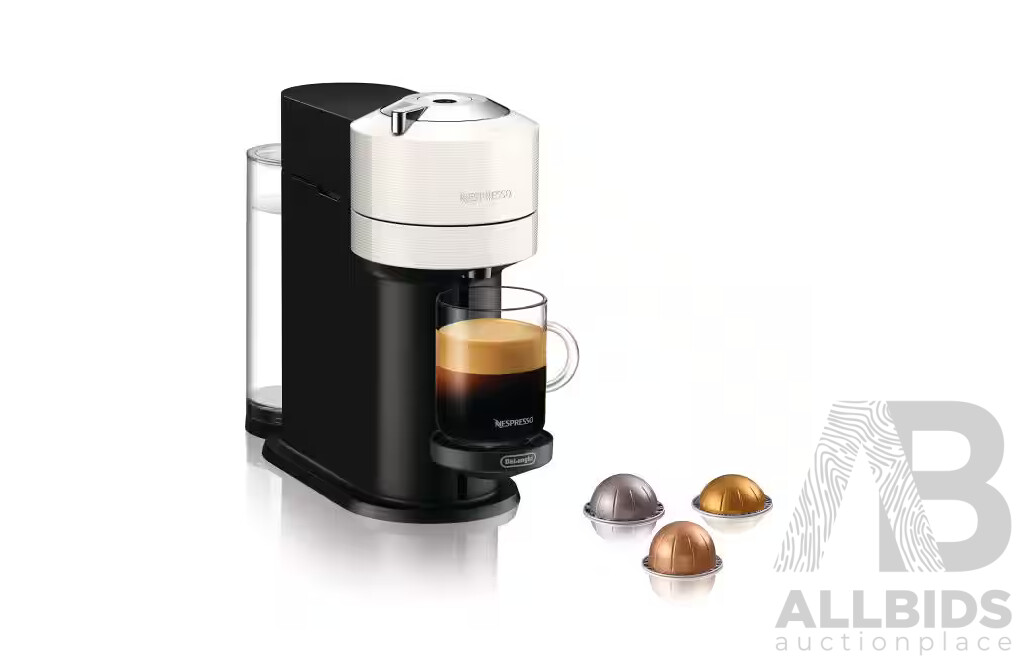 DELONGHI Nespresso Vertuo Next Coffee Machine & Aeroccino 3 - ORP $299.00