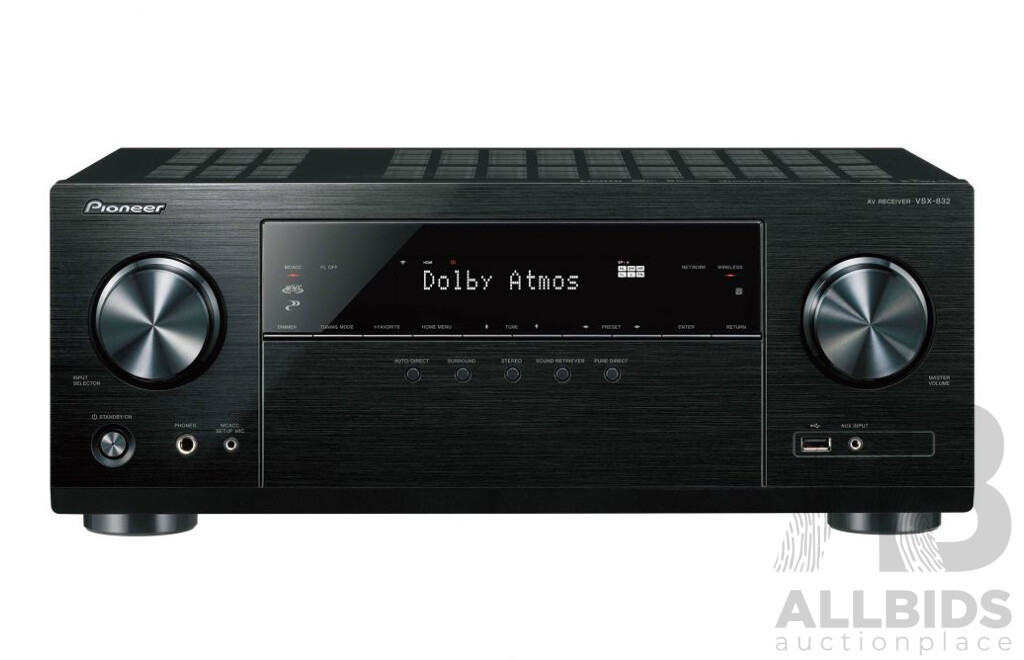 Pioneer VSX-832 AV Receiver - ORP $899.00