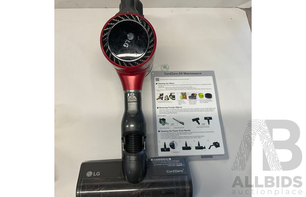 LG A9 CordZero Multi Stick Vacuum  - ORP $799.00