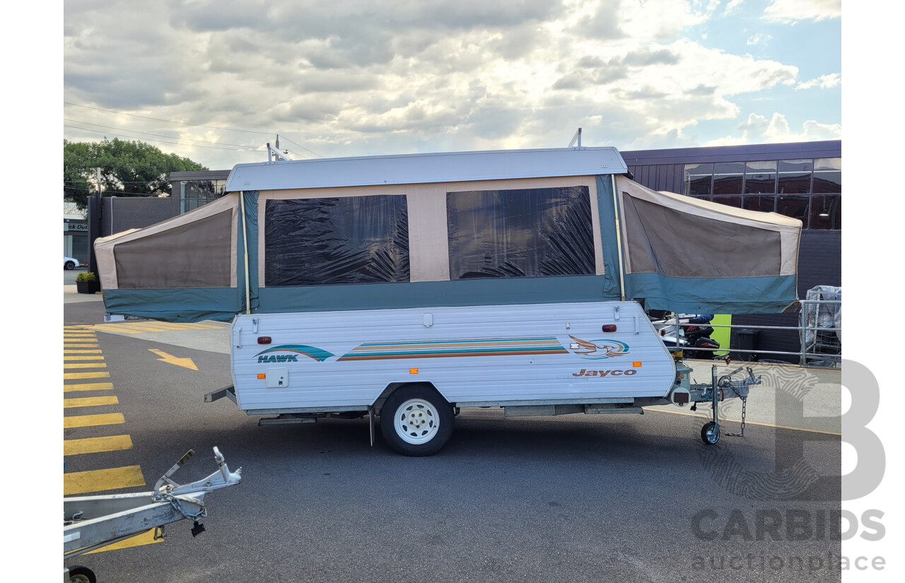 12/2003 Jayco Hawk Caravan Trailer - White